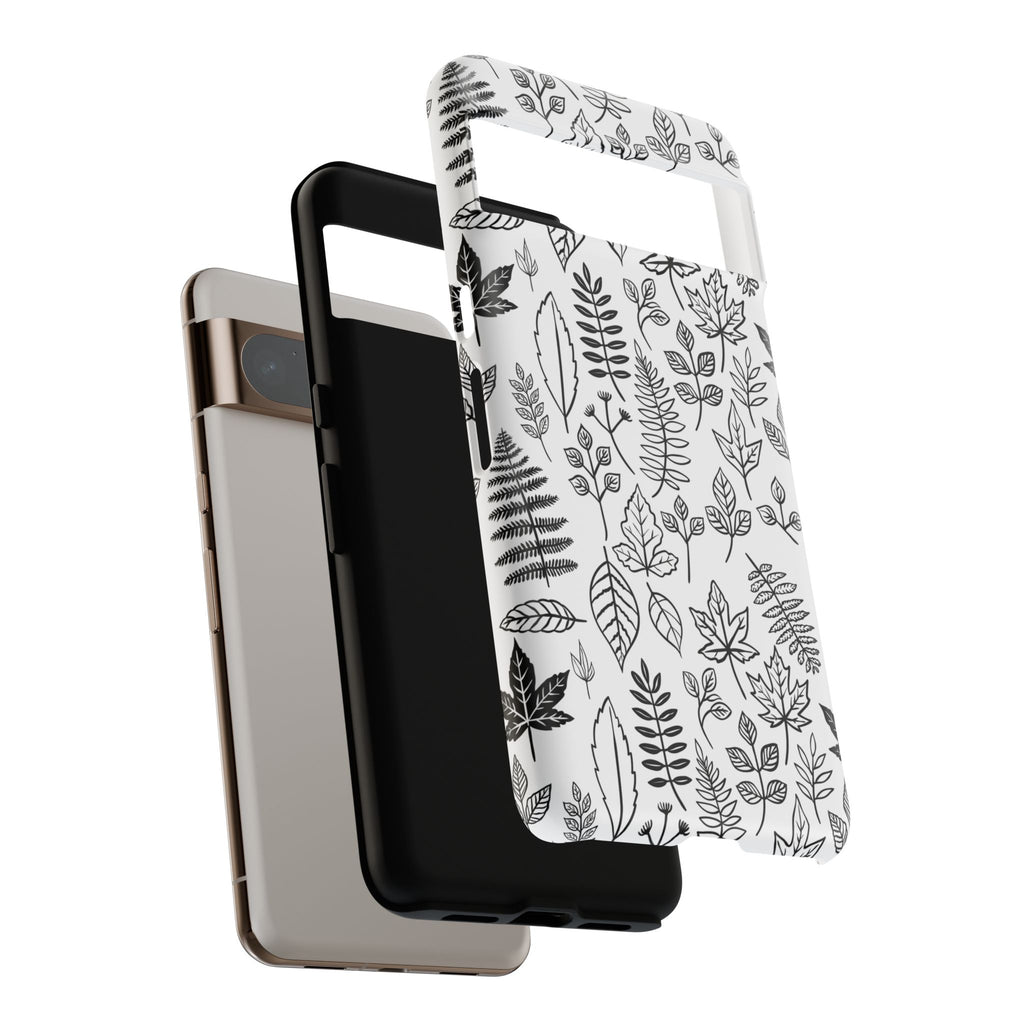 Stylish Phone Case for Nature Lovers, Botanical Design, Gift for Her, Fall Accessories, Customizable Tech Gear