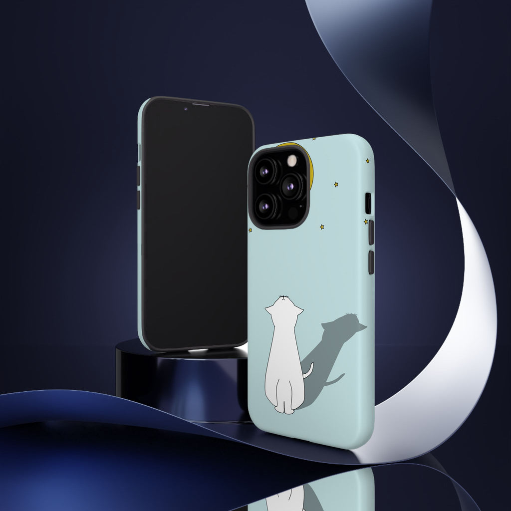 Cute Cat Phone Case, Tough Phone Cover, Pet Lover Gift, Unique Case, Animal Decor, Birthday Gift
