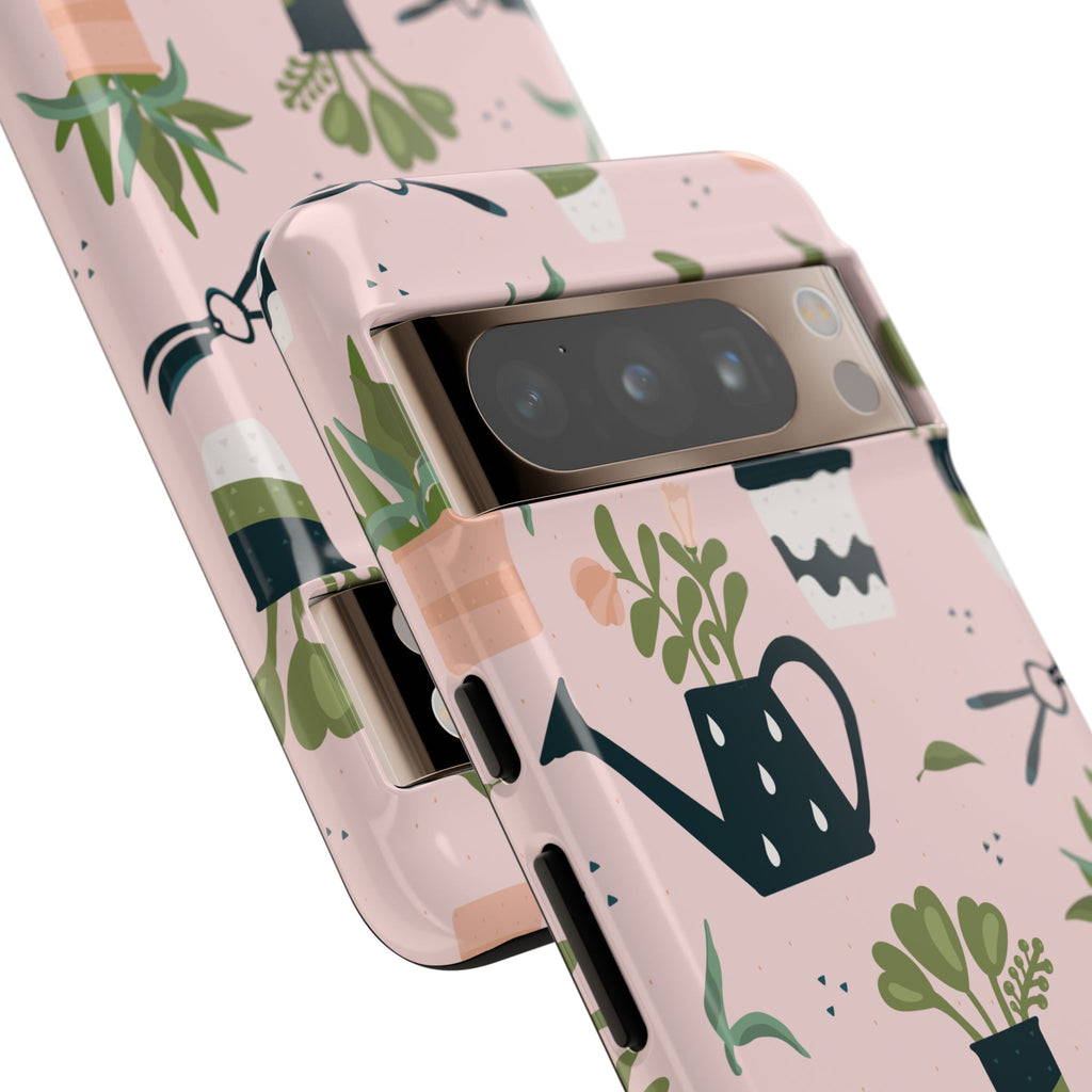 Floral Phone Case, Cute Plant Lover Case, Gift for Gardeners, Phone Cover, Green Thumb Accessories, Mother's Day Gift