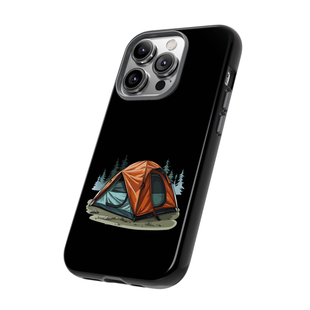 Camping Phone Case, Outdoor Adventure, Nature Lover Gift, Tough Cases, Hiking Accessory, Travel Gear, Camping Vibes