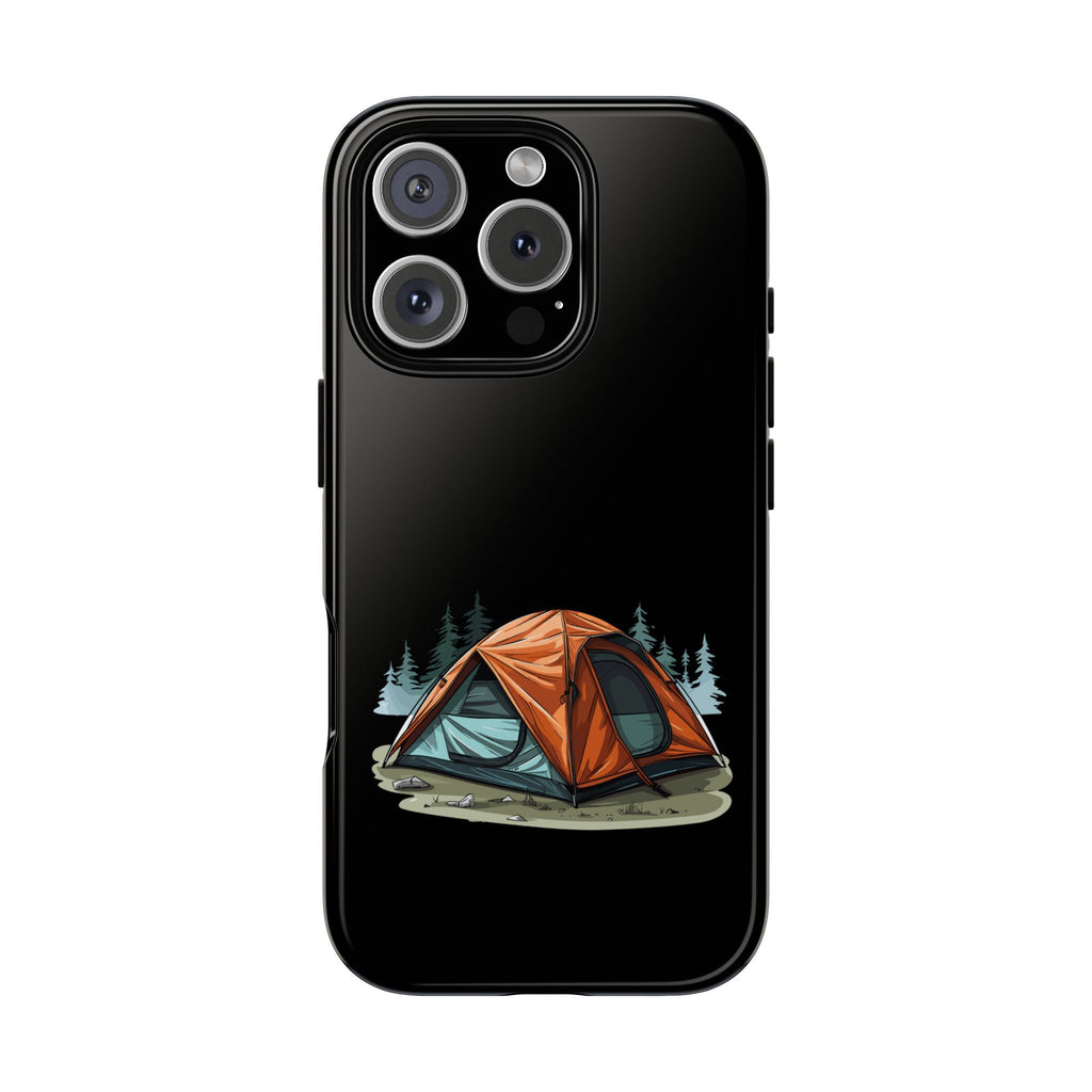 Camping Phone Case, Outdoor Adventure, Nature Lover Gift, Tough Cases, Hiking Accessory, Travel Gear, Camping Vibes