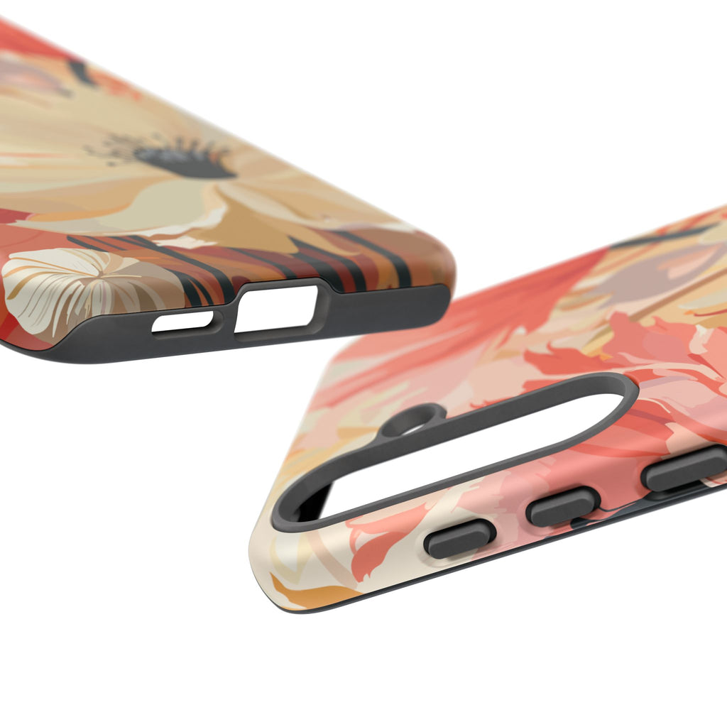 Floral Phone Case, Tough Protective Cover for Floral Lovers, Perfect Gift for Friends, Spring Celebration, Art Lovers Gift