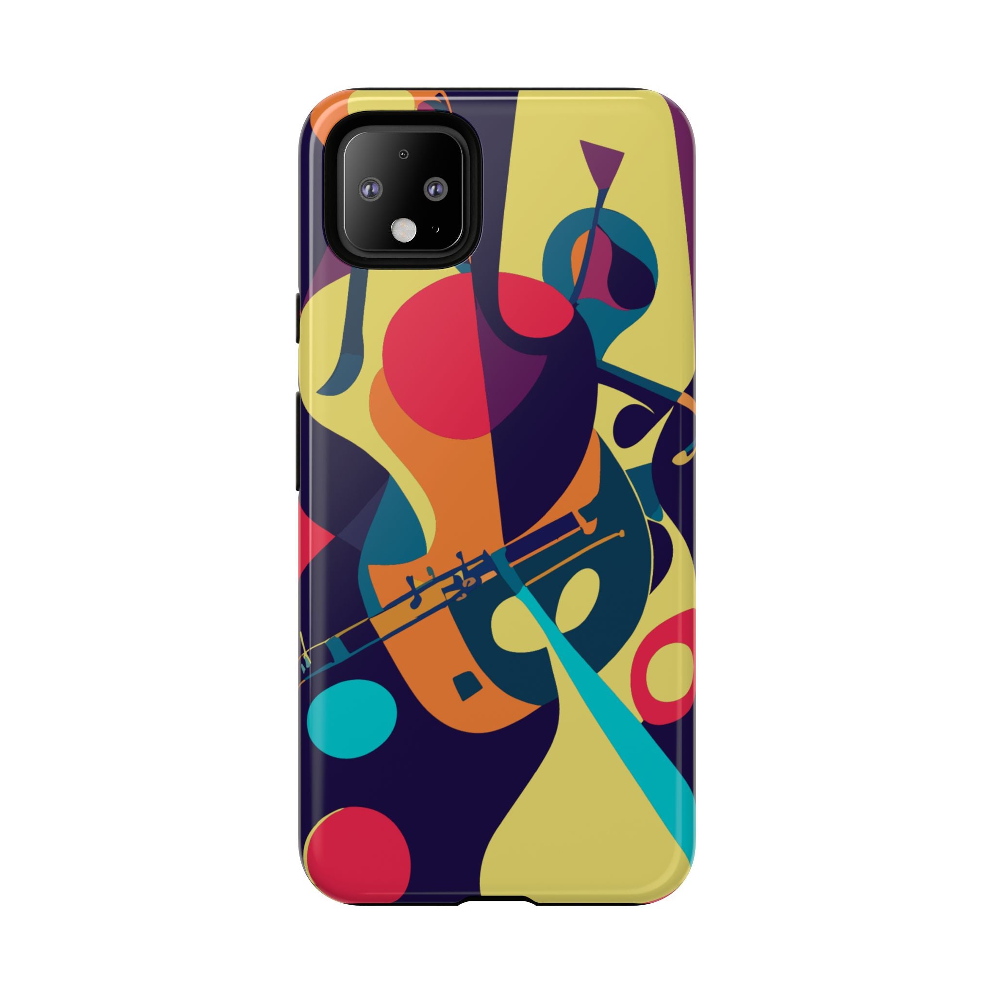 Vibrant Guitar Phone Case - Tough Cases for Music Lovers, Colorful Phone Cover, Gifts for Musicians, Artistic Mobile Accessories, [...]