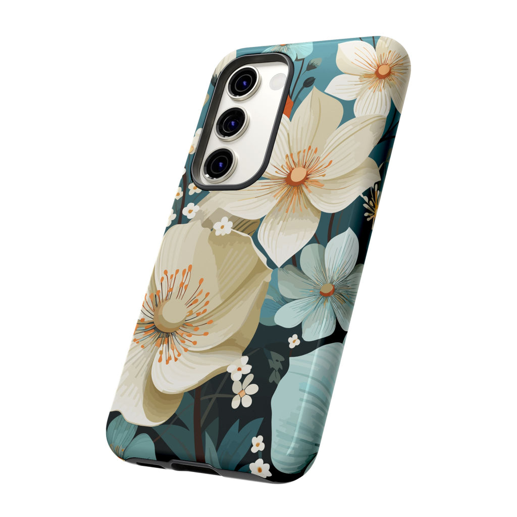 Floral Phone Case, Stylish Tough Cases with Botanical Design, Flower Print Phone Cover, Gifts for Nature Lovers, Eco-Friendly Mobile Cover