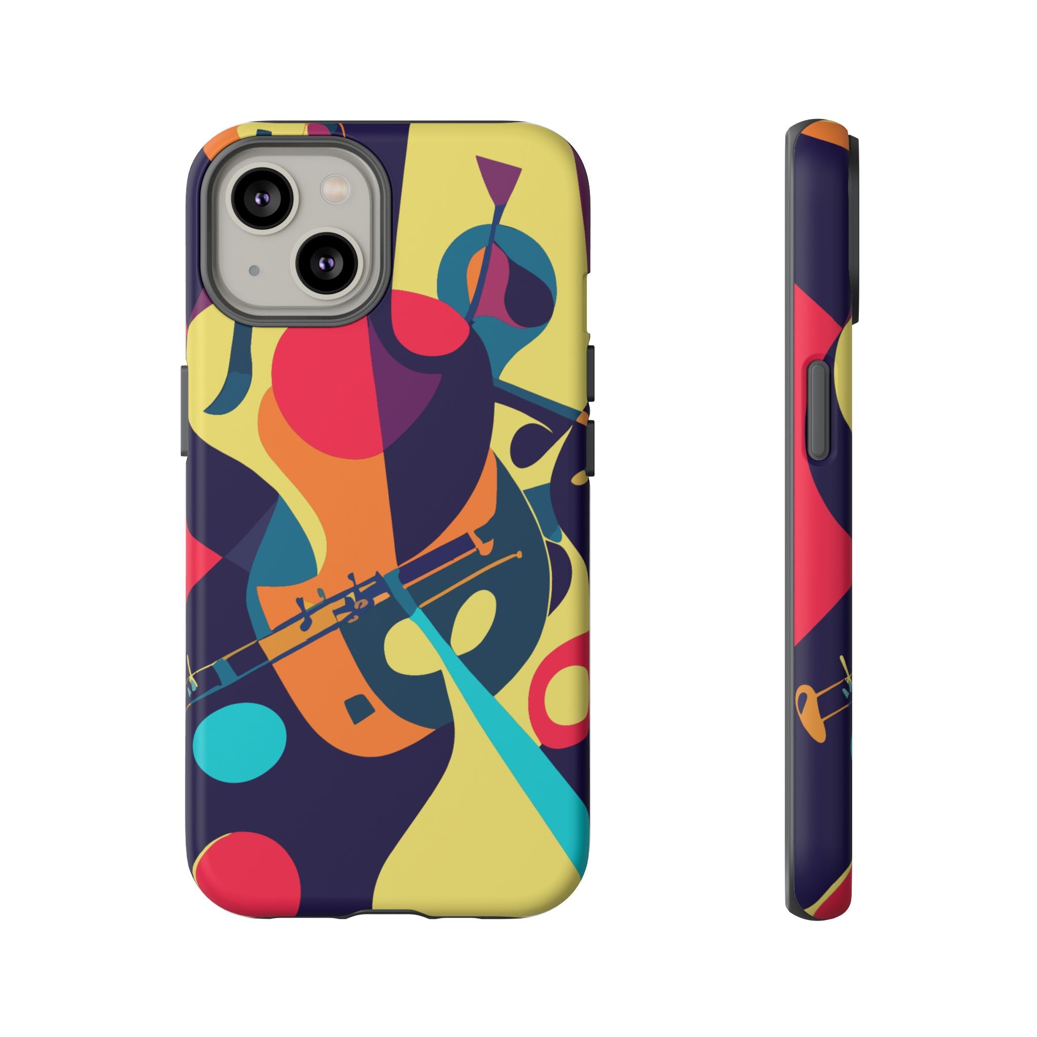 Vibrant Guitar Phone Case - Tough Cases for Music Lovers, Colorful Phone Cover, Gifts for Musicians, Artistic Mobile Accessories, [...]
