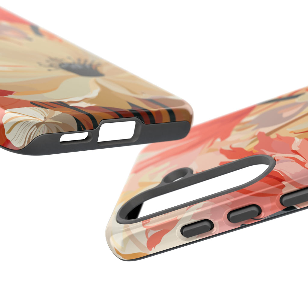 Floral Phone Case, Tough Protective Cover for Floral Lovers, Perfect Gift for Friends, Spring Celebration, Art Lovers Gift
