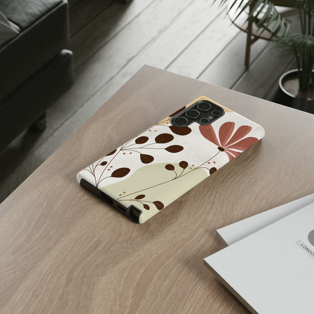 Floral Phone Case - Stylish Tough Cases for Women, Trendy Phone Cover, Gift for Her, Birthday Present, Everyday Use
