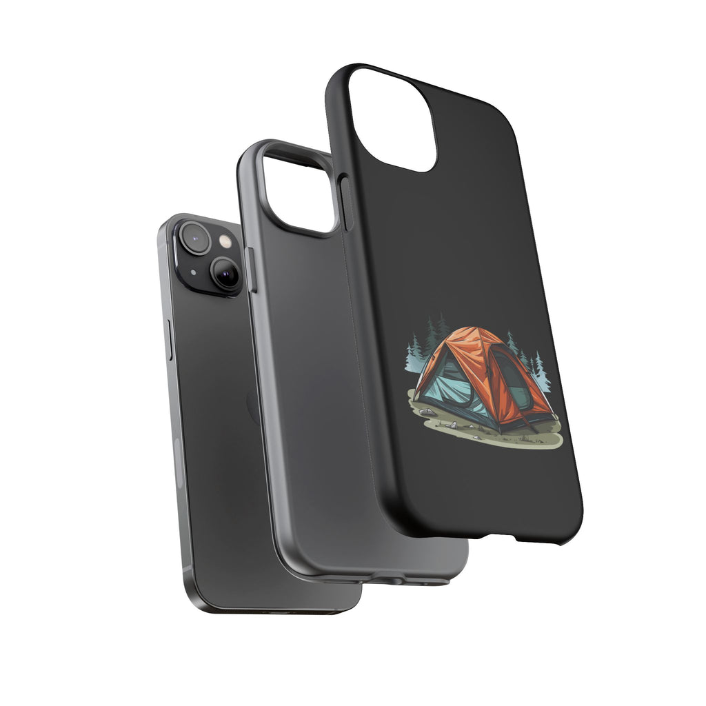 Camping Phone Case, Outdoor Adventure, Nature Lover Gift, Tough Cases, Hiking Accessory, Travel Gear, Camping Vibes