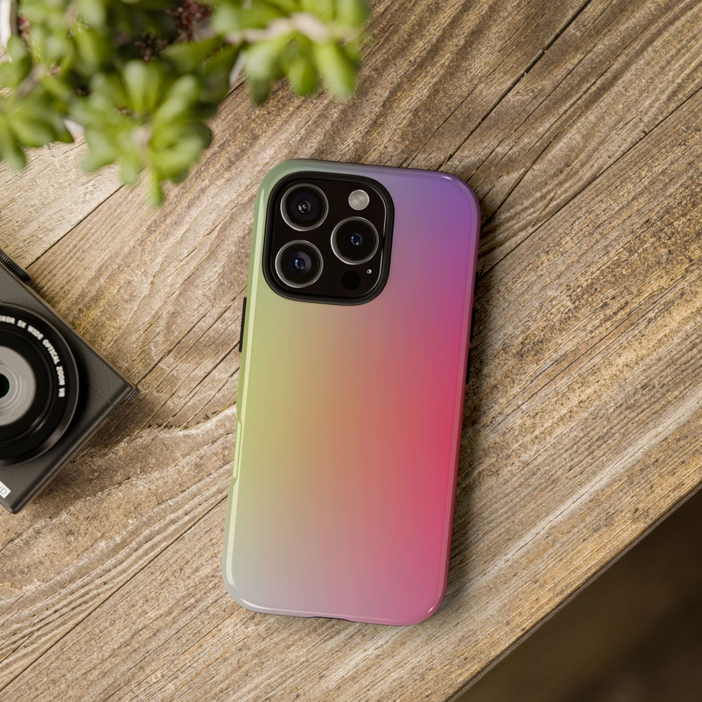 Gradient Phone Case, Tough Cases, Colorful Tech Accessory, Modern Phone Protection, Trendy Gift for Friends, Birthday, Holidays