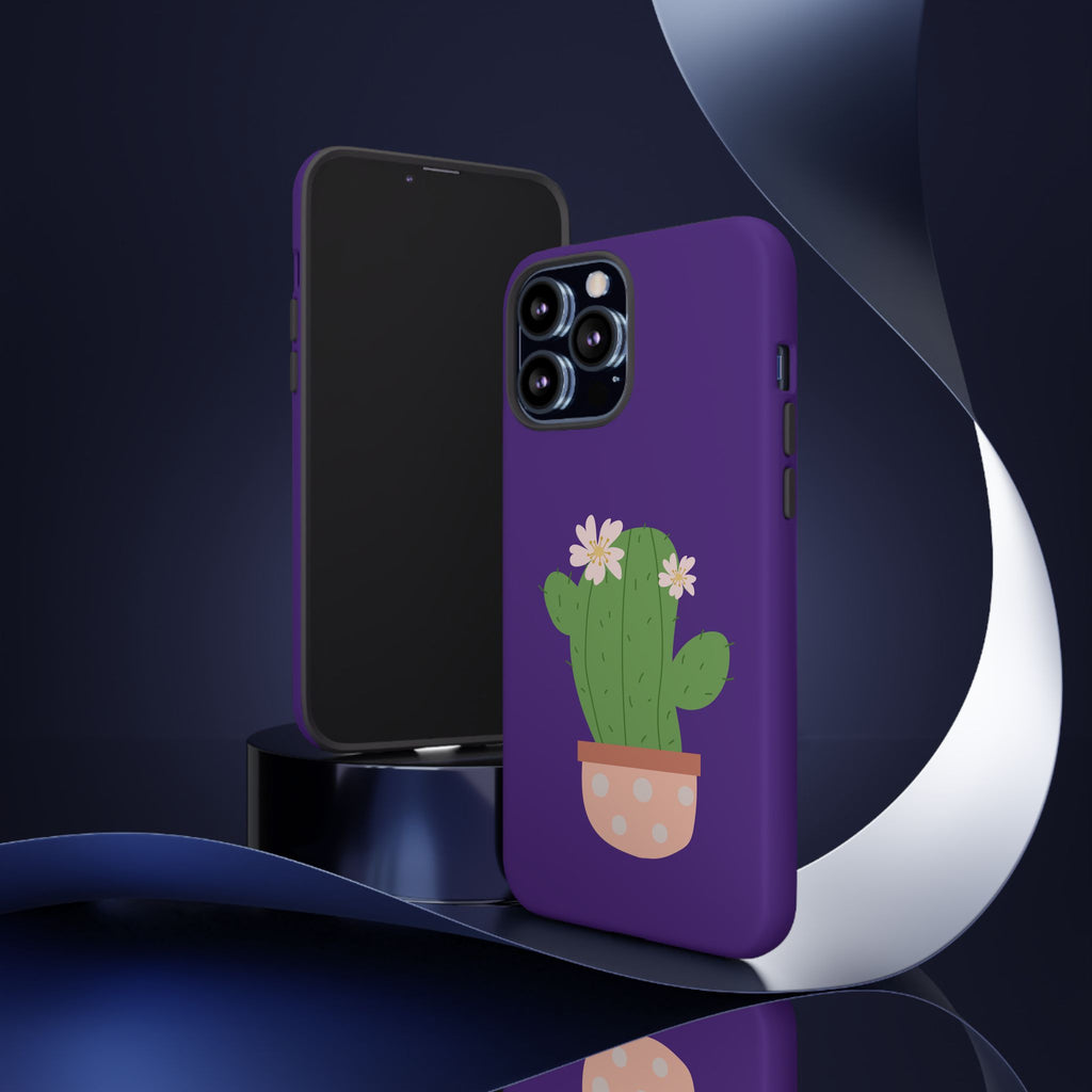 Cactus Phone Case, Tough Cases, Cute Floral, Trending Design, Unique Gift, Phone Accessories, Summer Vibe, Nature Lover