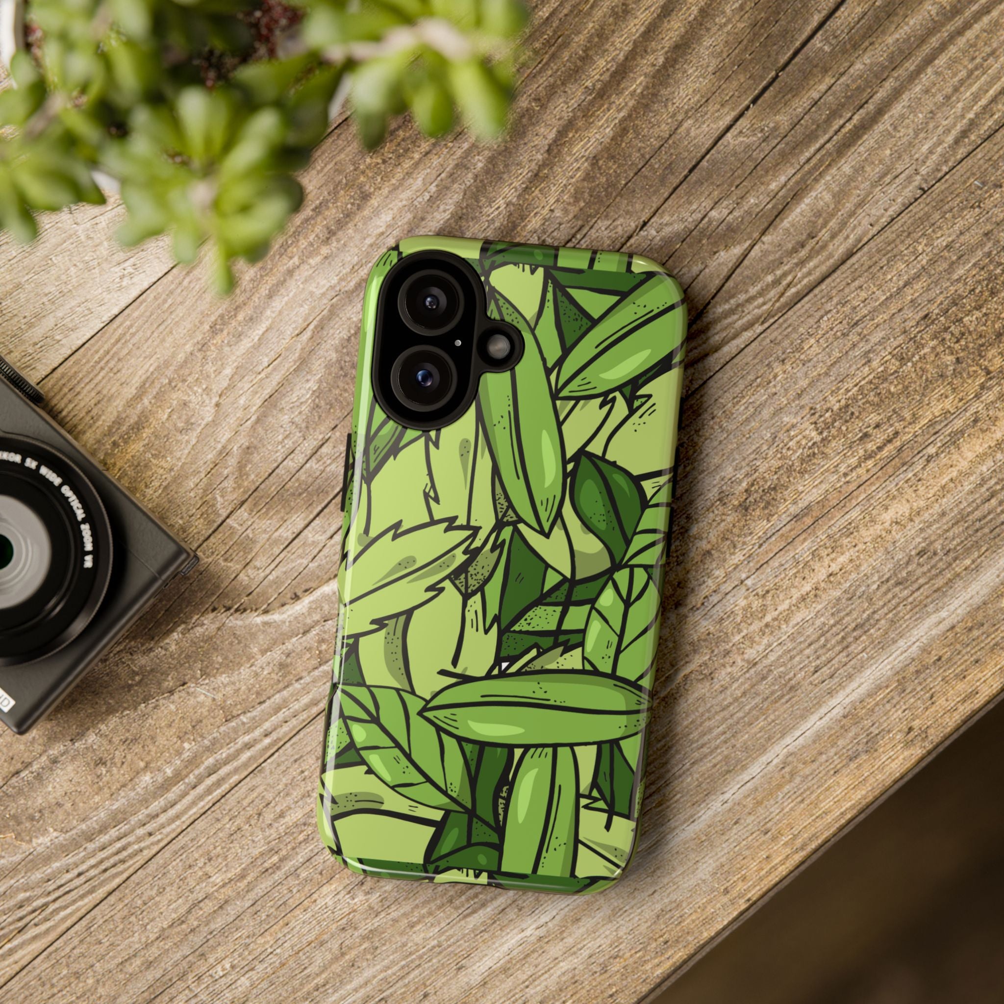 Leafy Green Phone Case - Tough Cases, Eco-Friendly Gadget Cover, Nature-Inspired Accessories, Unique Gift for Nature Lovers, Stylish [...]