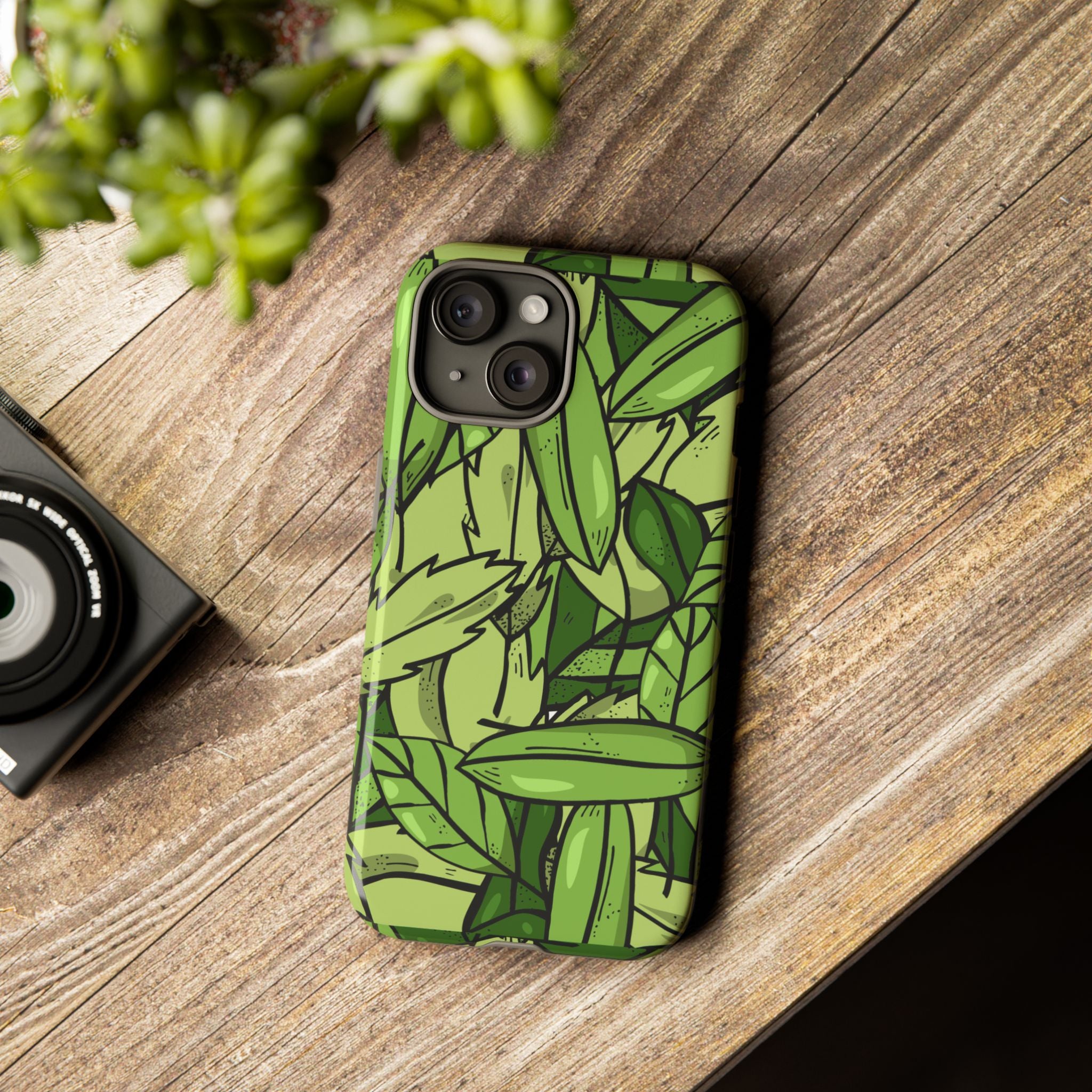 Leafy Green Phone Case - Tough Cases, Eco-Friendly Gadget Cover, Nature-Inspired Accessories, Unique Gift for Nature Lovers, Stylish [...]