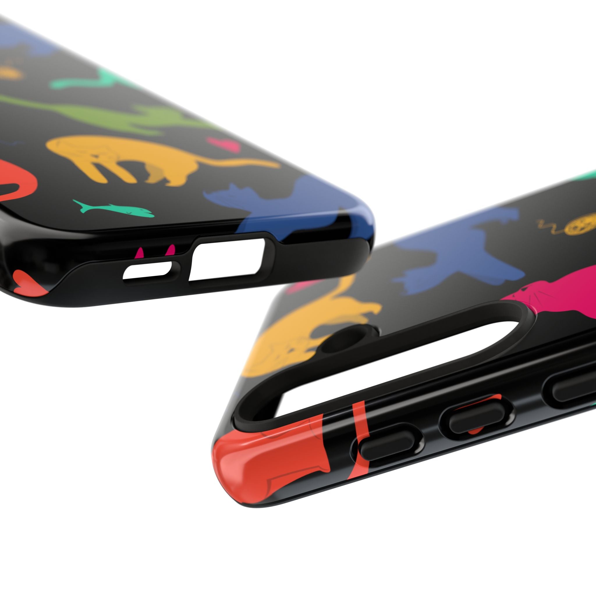 Colorful Cat Phone Case - Fun Pet Lover Accessory, Paw-some Gift for Cat Owners, Colorful Protective Cover, Cute Animal Phone [...]