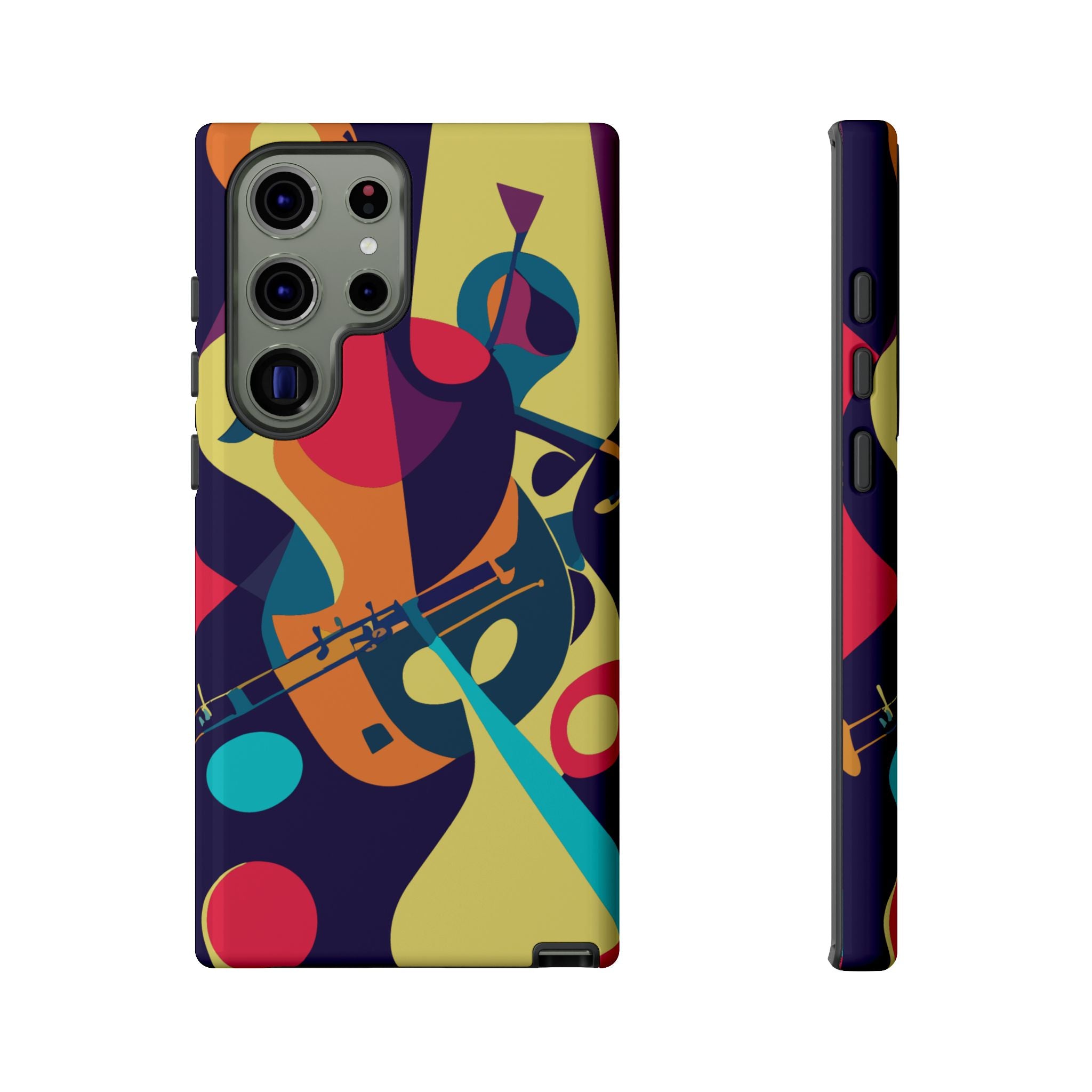 Vibrant Guitar Phone Case - Tough Cases for Music Lovers, Colorful Phone Cover, Gifts for Musicians, Artistic Mobile Accessories, [...]