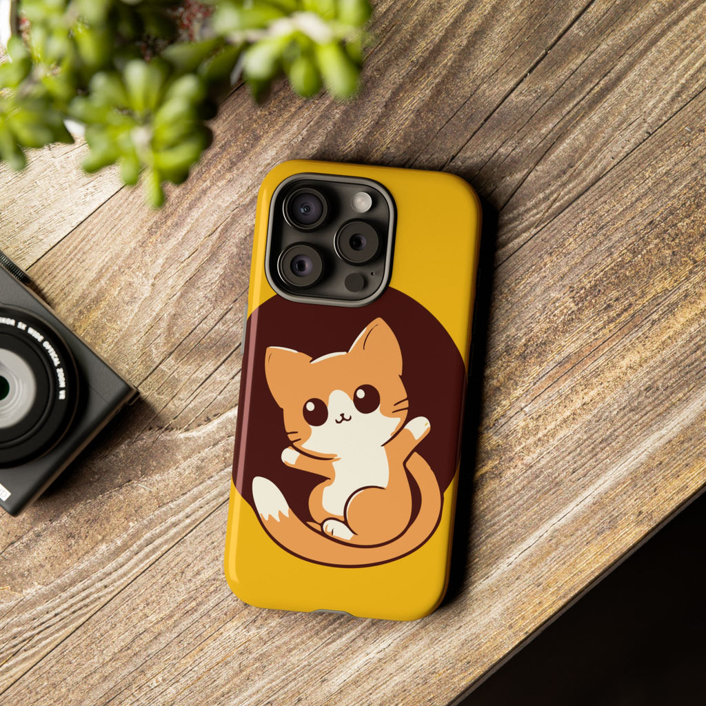 Cute Cat Phone Case | Tough Cases for Cat Lovers, Animal Design, Fun Gift, Unique Case, Durable Protection
