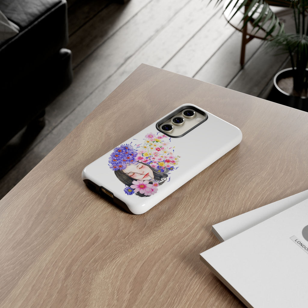 Floral Phone Case | Tough Cases | Cute Floral Design, Gift for Her, Spring Accessory, Mother's Day Gift, Stylish Protection