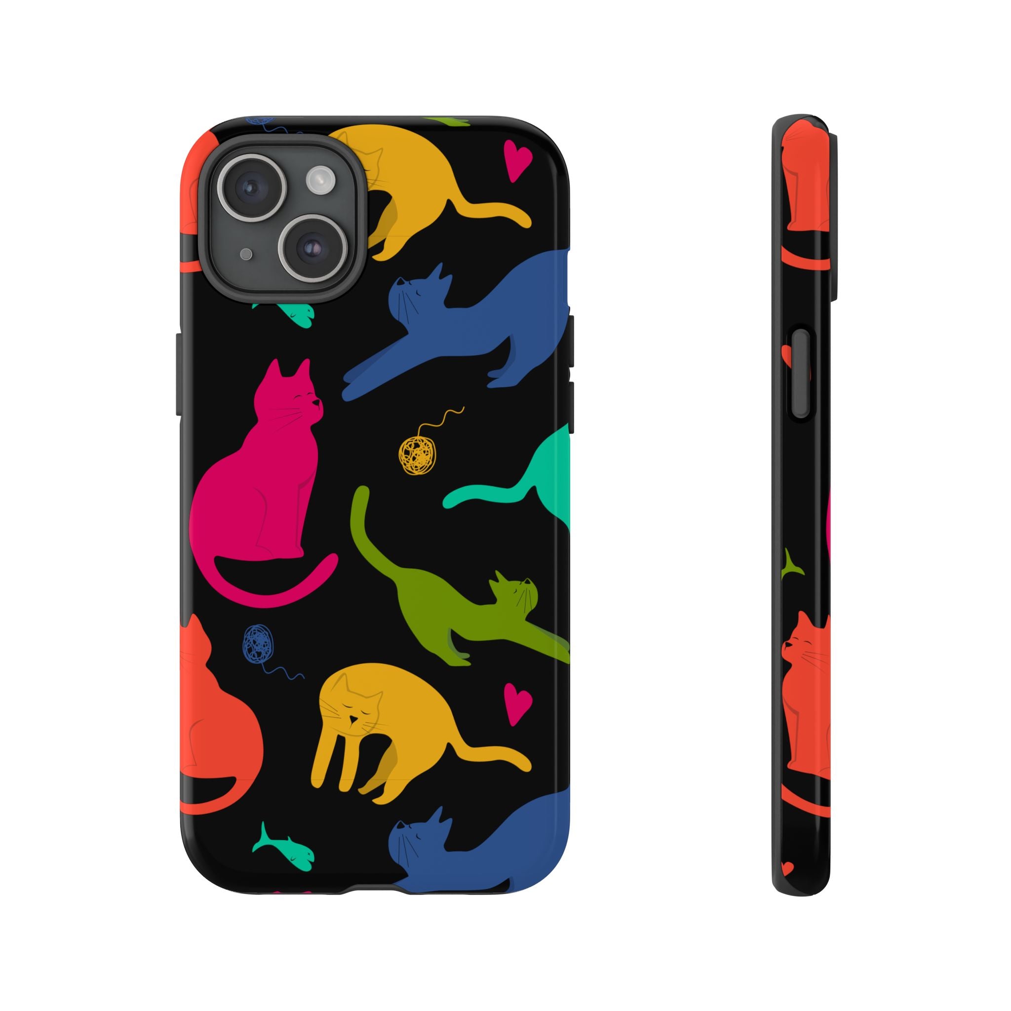 Colorful Cat Phone Case - Fun Pet Lover Accessory, Paw-some Gift for Cat Owners, Colorful Protective Cover, Cute Animal Phone [...]