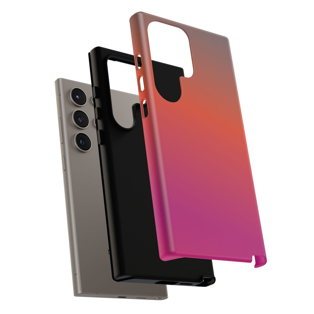 Gradient Phone Case, Custom Tough Case, Durable Phone Accessory, Vibrant Design, Gift for Tech Lovers, Birthday and Holiday Present