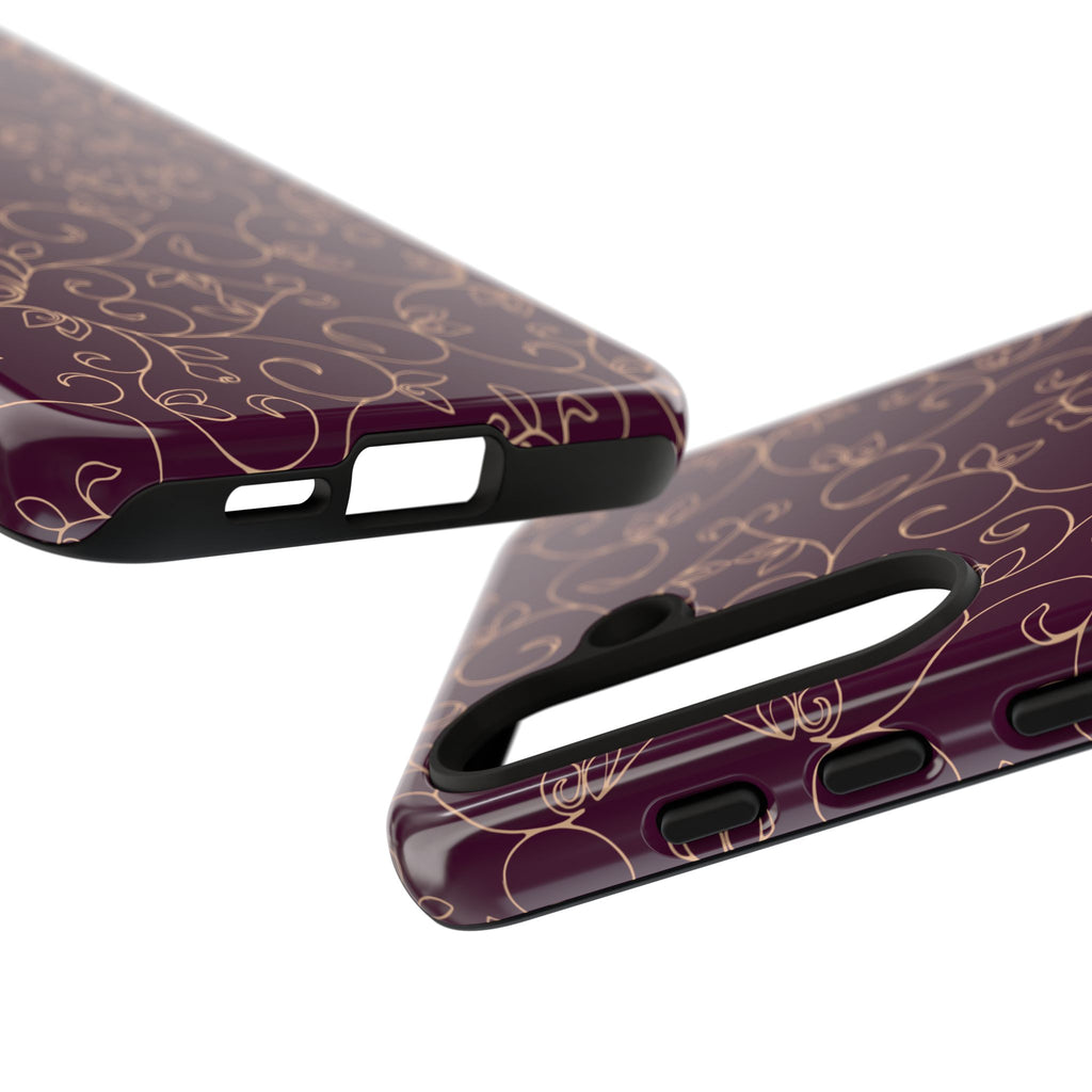 Elegant Floral Phone Case | Durable Mobile Cover, Gift for Her, Floral Design, Stylish Accessory, Phone Protection