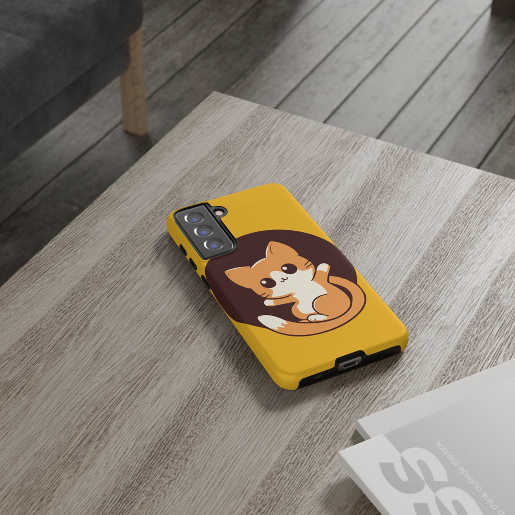 Cute Cat Phone Case | Tough Cases for Cat Lovers, Animal Design, Fun Gift, Unique Case, Durable Protection