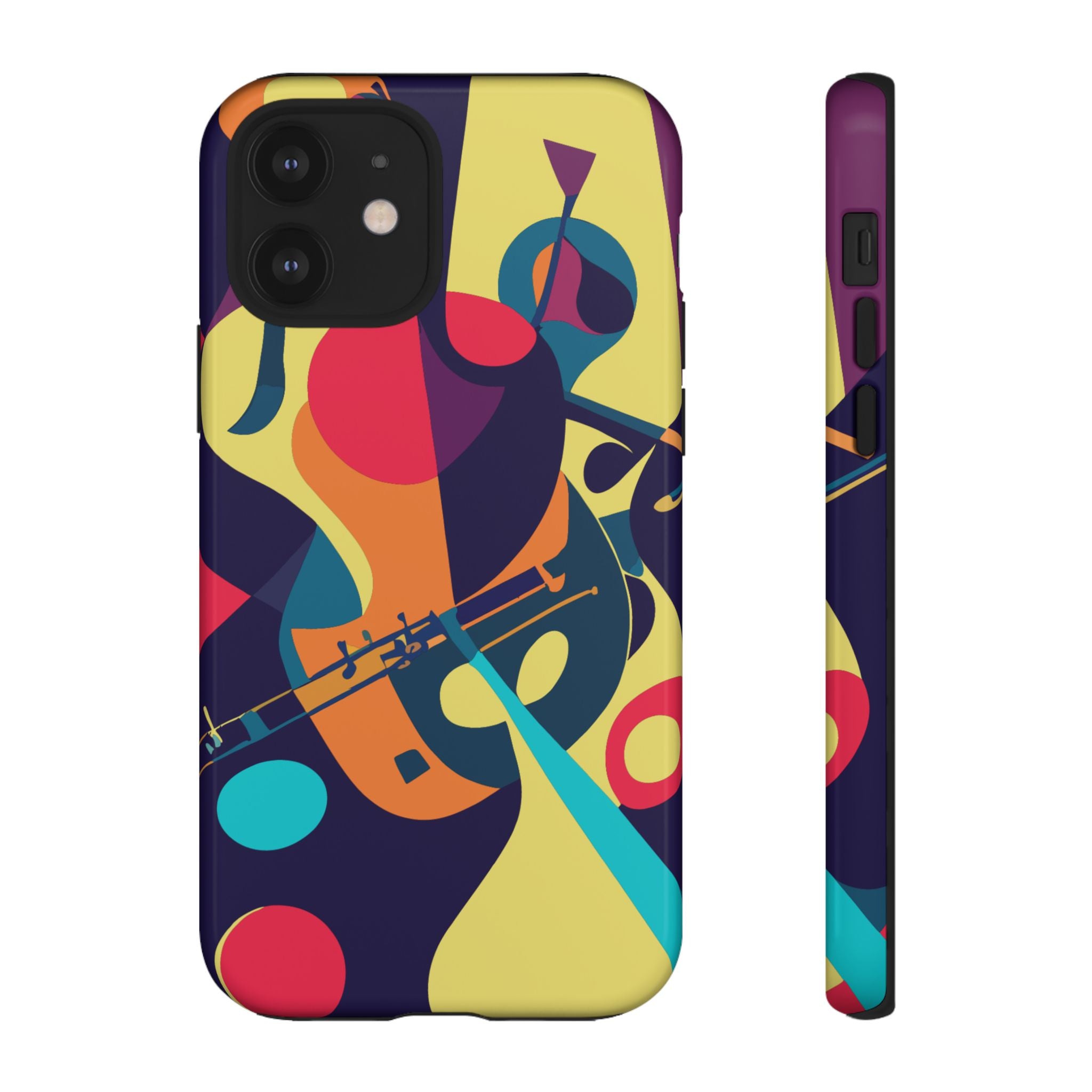 Vibrant Guitar Phone Case - Tough Cases for Music Lovers, Colorful Phone Cover, Gifts for Musicians, Artistic Mobile Accessories, [...]