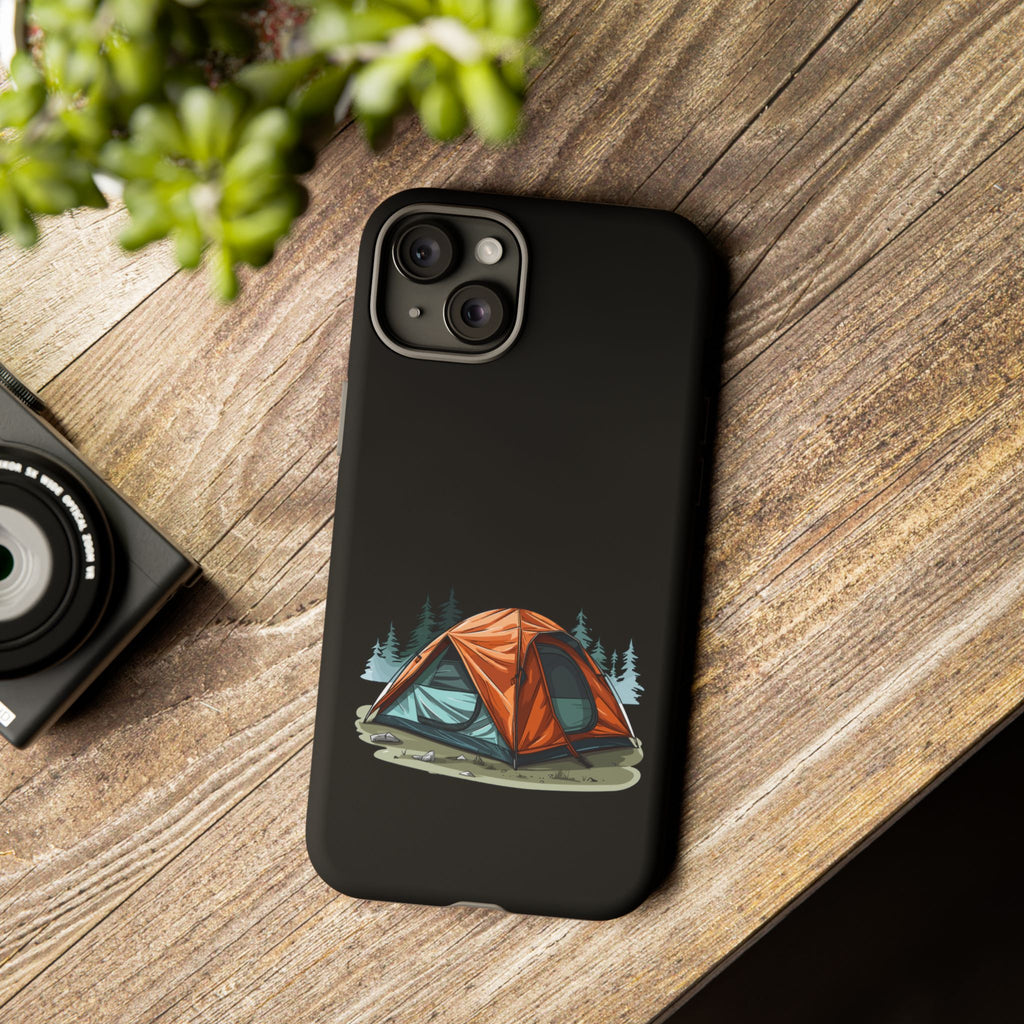 Camping Phone Case, Outdoor Adventure, Nature Lover Gift, Tough Cases, Hiking Accessory, Travel Gear, Camping Vibes
