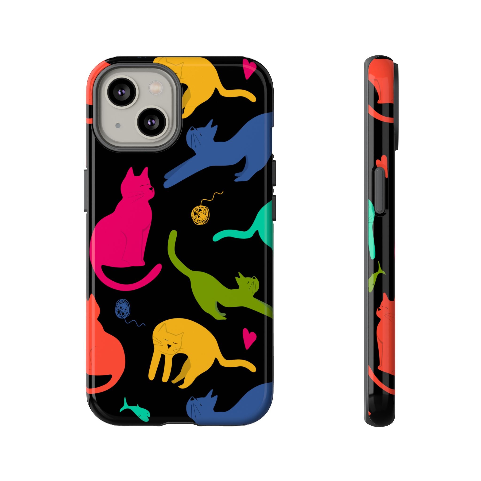 Colorful Cat Phone Case - Fun Pet Lover Accessory, Paw-some Gift for Cat Owners, Colorful Protective Cover, Cute Animal Phone [...]