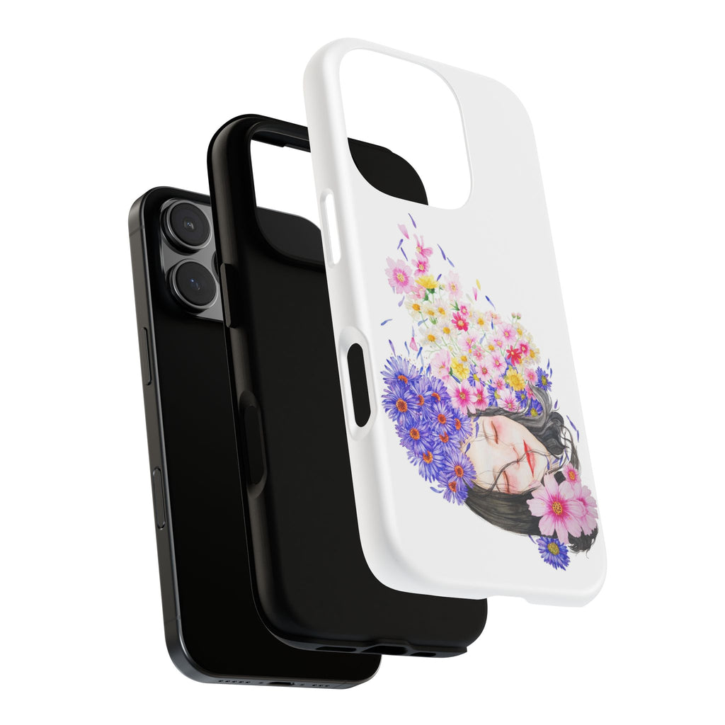 Floral Phone Case | Tough Cases | Cute Floral Design, Gift for Her, Spring Accessory, Mother's Day Gift, Stylish Protection