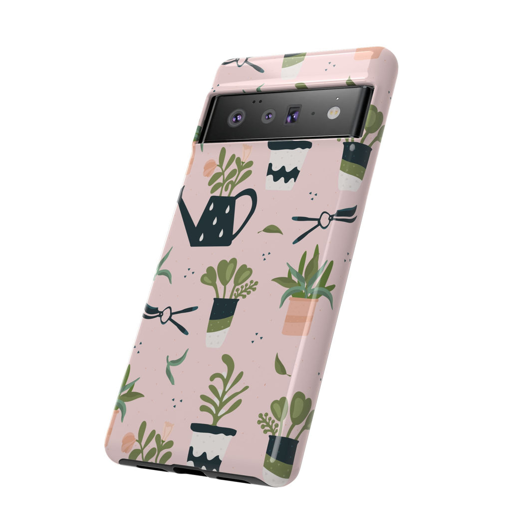 Floral Phone Case, Cute Plant Lover Case, Gift for Gardeners, Phone Cover, Green Thumb Accessories, Mother's Day Gift