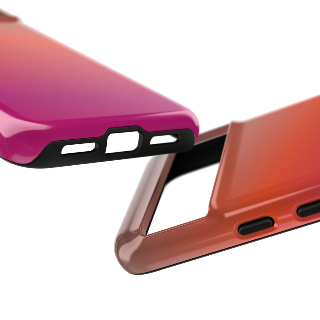 Gradient Phone Case, Custom Tough Case, Durable Phone Accessory, Vibrant Design, Gift for Tech Lovers, Birthday and Holiday Present