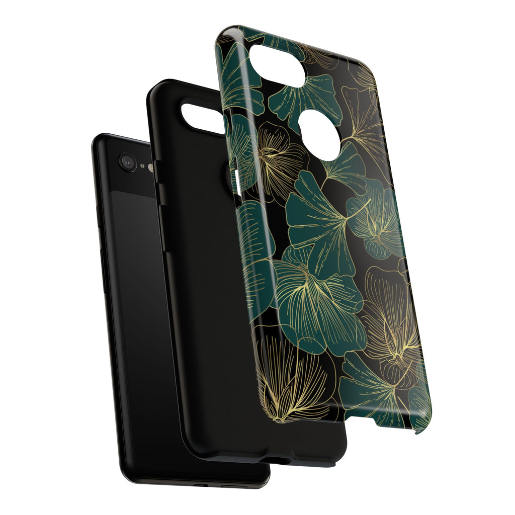 Floral Phone Case - Tough Cases, Protective Cover, Stylish Accessory, Gift for Her, Nature-Inspired Design