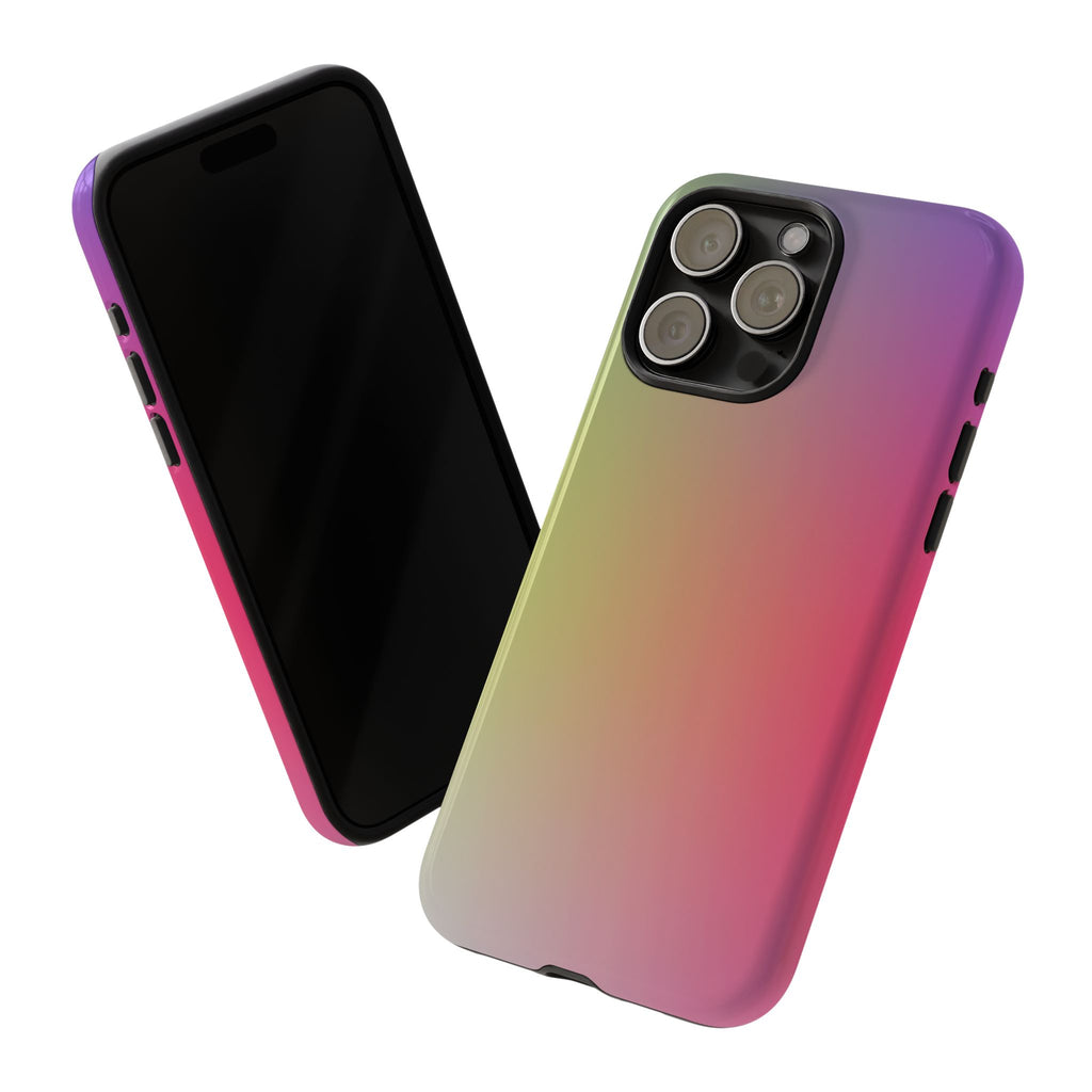 Gradient Phone Case, Tough Cases, Colorful Tech Accessory, Modern Phone Protection, Trendy Gift for Friends, Birthday, Holidays