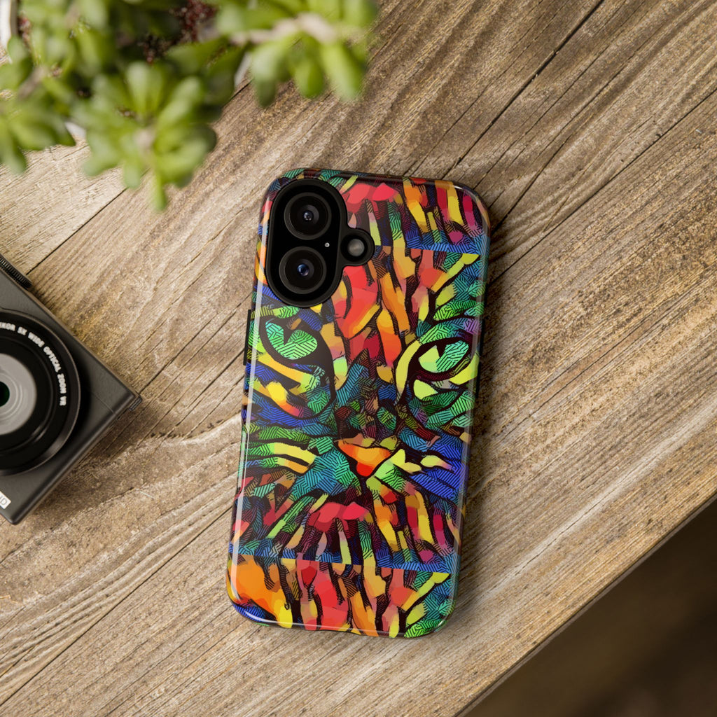 Colorful Phone Cases for Vibrant Style - Tough Cases, Unique Gifts, Animal Print, Artistic Design, Phone Accessories, Eco-Friendly