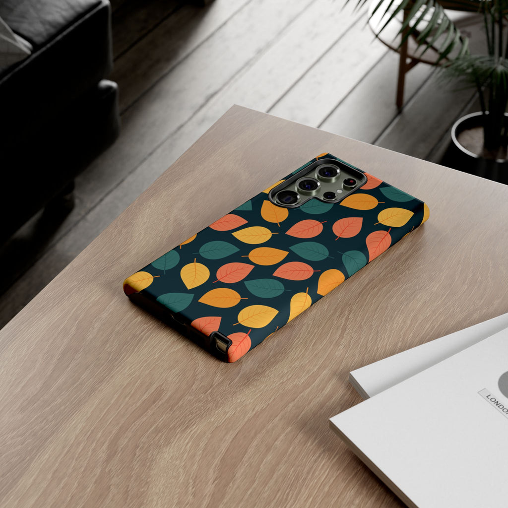 Autumn Leaves Phone Case - Protective Cell Phone Cover, Fall Aesthetic, Nature Lover Gift, Seasonal Accessories, Eco-Friendly Case