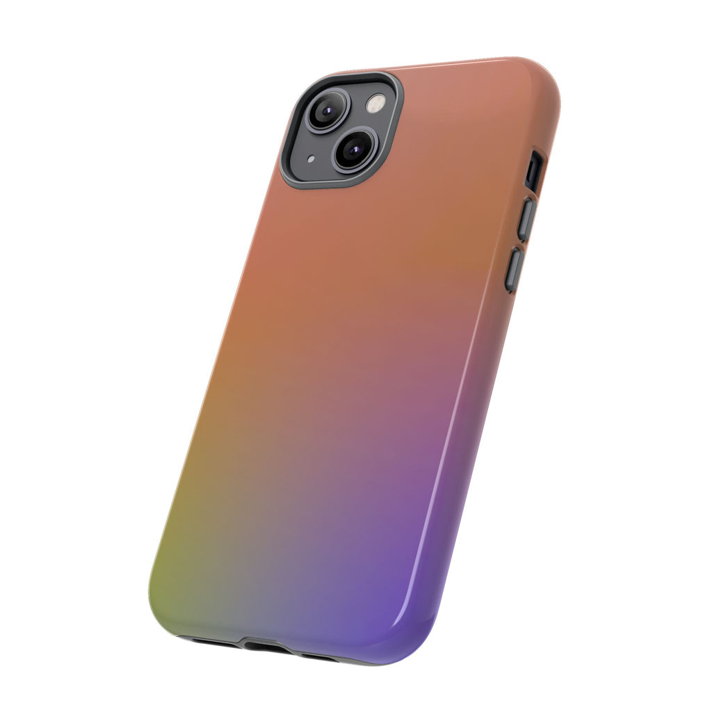 Colorful Gradient Phone Case, Tough Cases for iPhone, Customizable Phone Cover, Trendy Tech Accessory, Gift for Tech Lovers