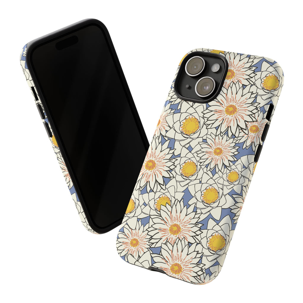 Stylish Phone Case, Floral Protective Cover, Gift for Nature Lovers, Trendy Tech Accessory, Customizable Phone Case