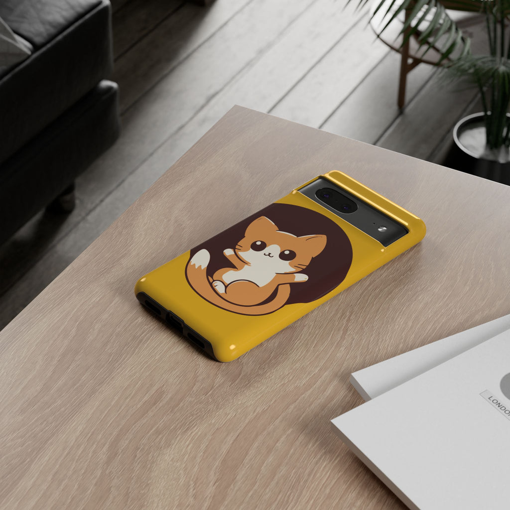 Cute Cat Phone Case | Tough Cases for Cat Lovers, Animal Design, Fun Gift, Unique Case, Durable Protection