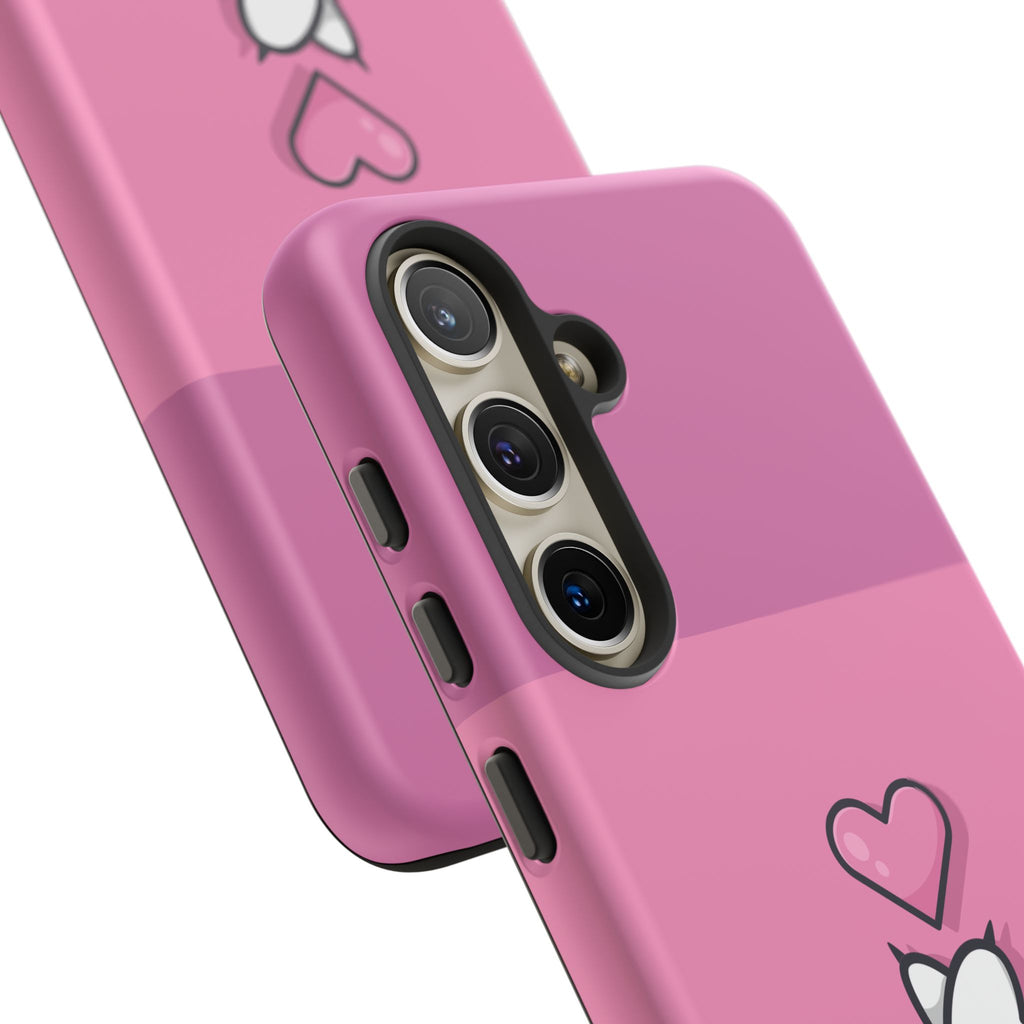 Cute Cat Paw Phone Case, Playful Pet Lover Gift, Animal Print Phone Cover, Heart Design Case, Fun Feminine Case, Kawaii Style