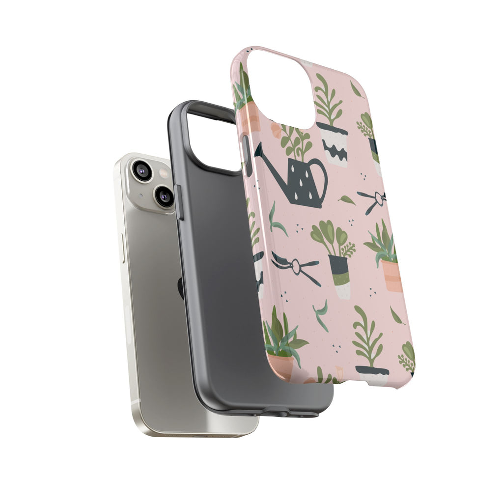 Floral Phone Case, Cute Plant Lover Case, Gift for Gardeners, Phone Cover, Green Thumb Accessories, Mother's Day Gift