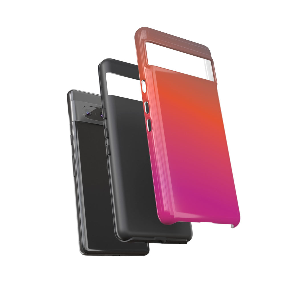 Gradient Phone Case, Custom Tough Case, Durable Phone Accessory, Vibrant Design, Gift for Tech Lovers, Birthday and Holiday Present