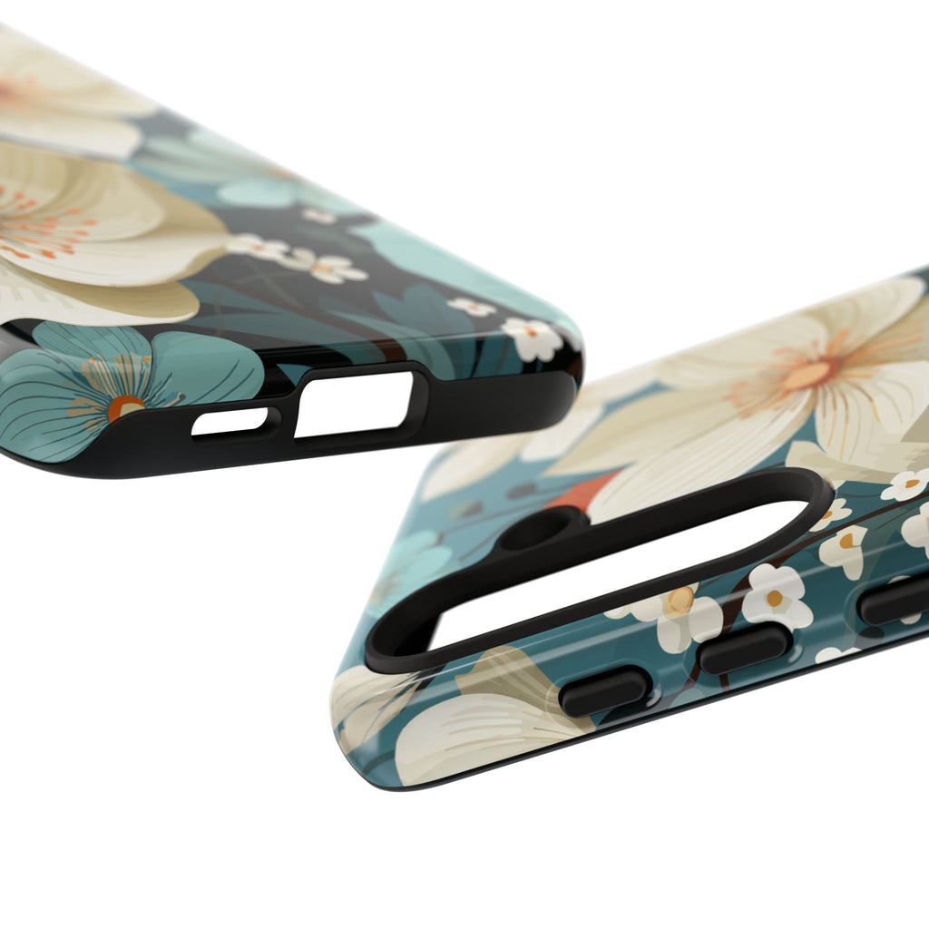 Floral Phone Case, Stylish Tough Cases with Botanical Design, Flower Print Phone Cover, Gifts for Nature Lovers, Eco-Friendly Mobile Cover