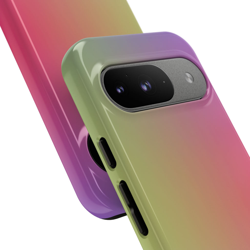 Gradient Phone Case, Tough Cases, Colorful Tech Accessory, Modern Phone Protection, Trendy Gift for Friends, Birthday, Holidays