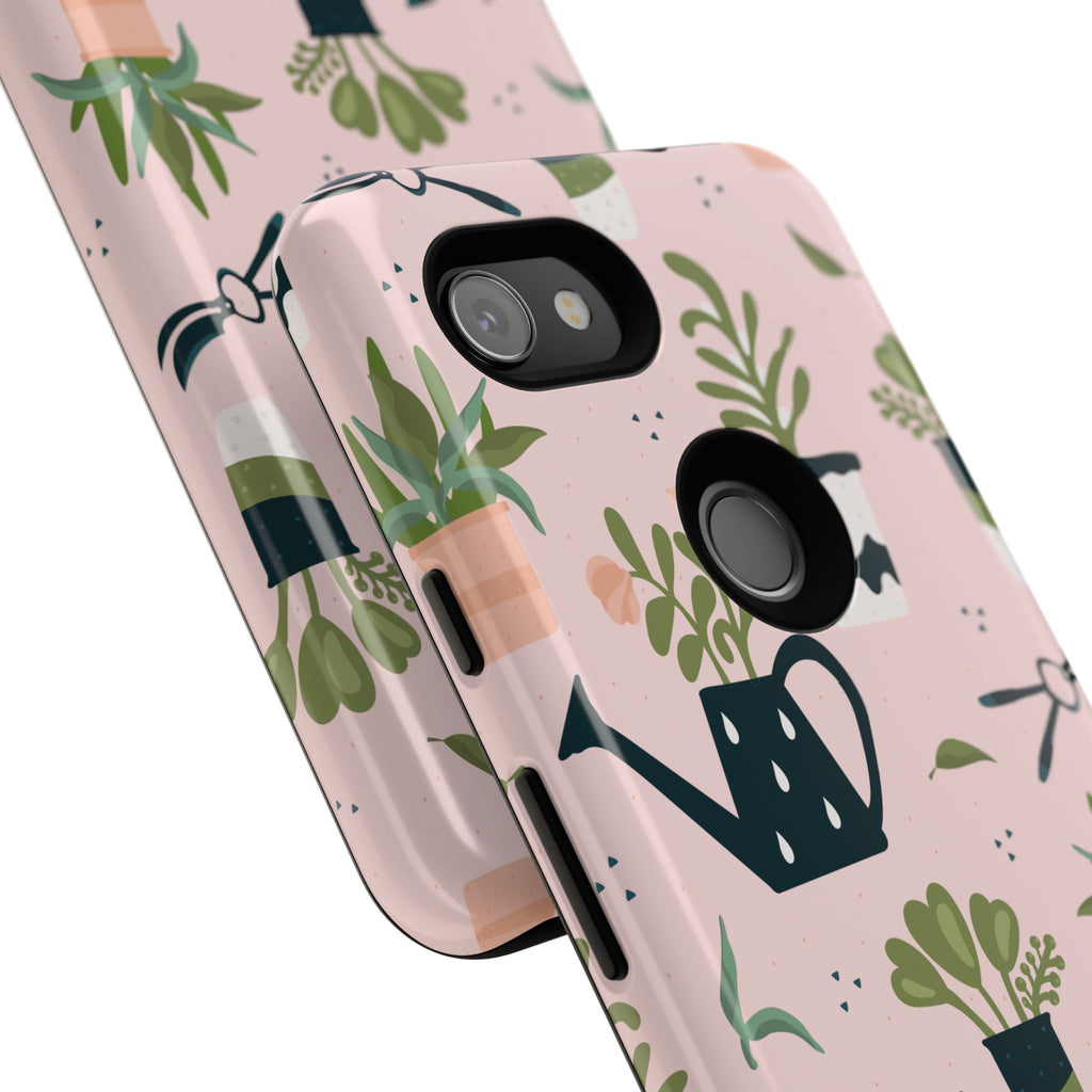 Floral Phone Case, Cute Plant Lover Case, Gift for Gardeners, Phone Cover, Green Thumb Accessories, Mother's Day Gift