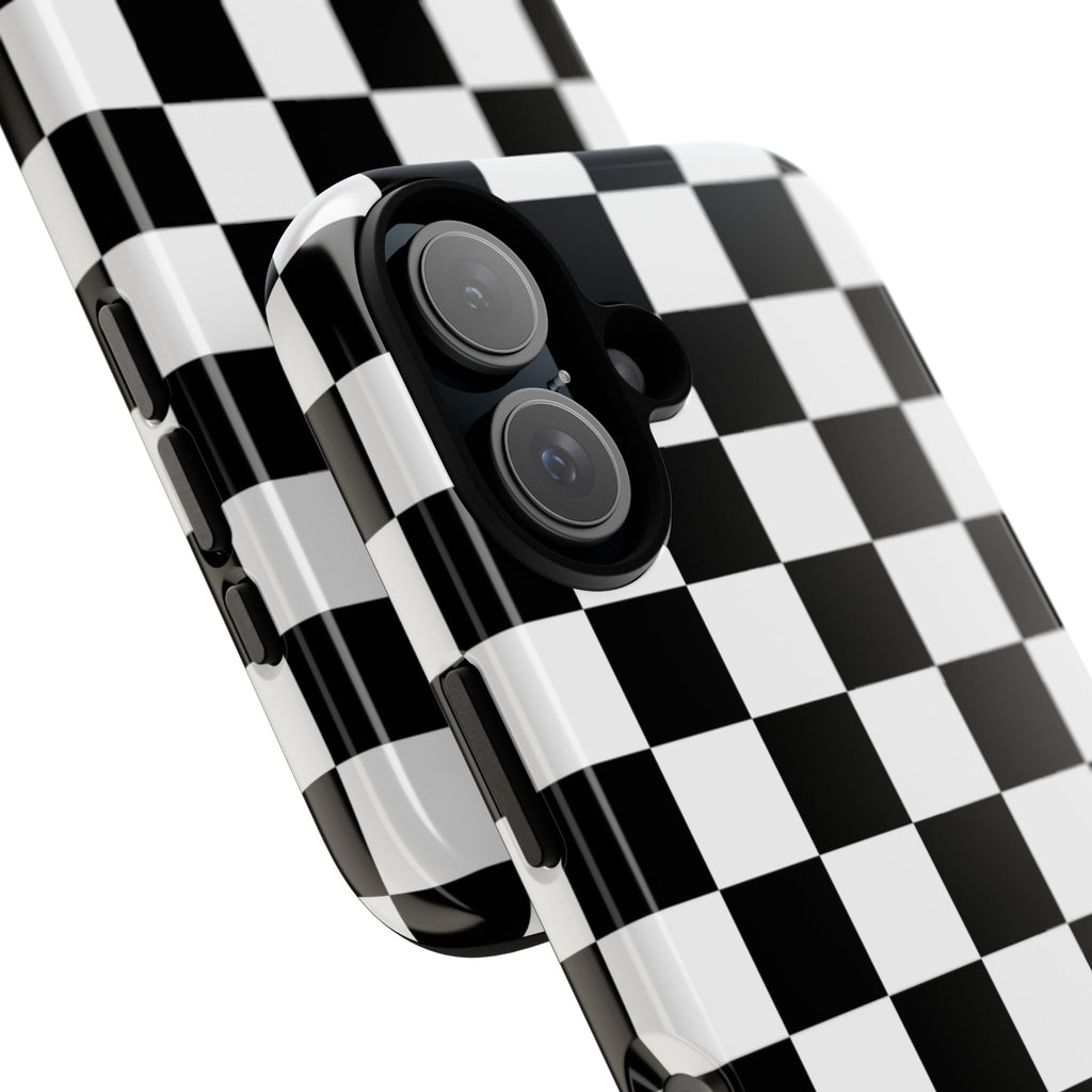 Stylish Checkered Phone Case | Trendy Protective Cover for iPhone, Gift for Teens, Fashion Accessory, Unique Design for All Occasions