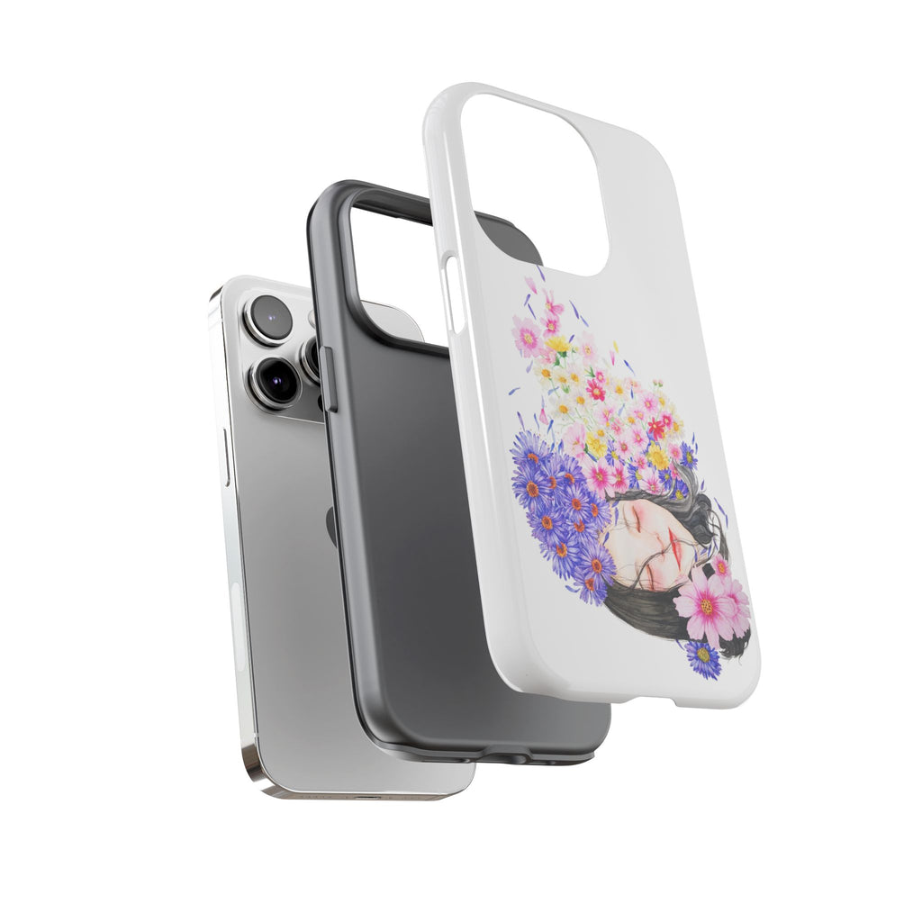Floral Phone Case | Tough Cases | Cute Floral Design, Gift for Her, Spring Accessory, Mother's Day Gift, Stylish Protection