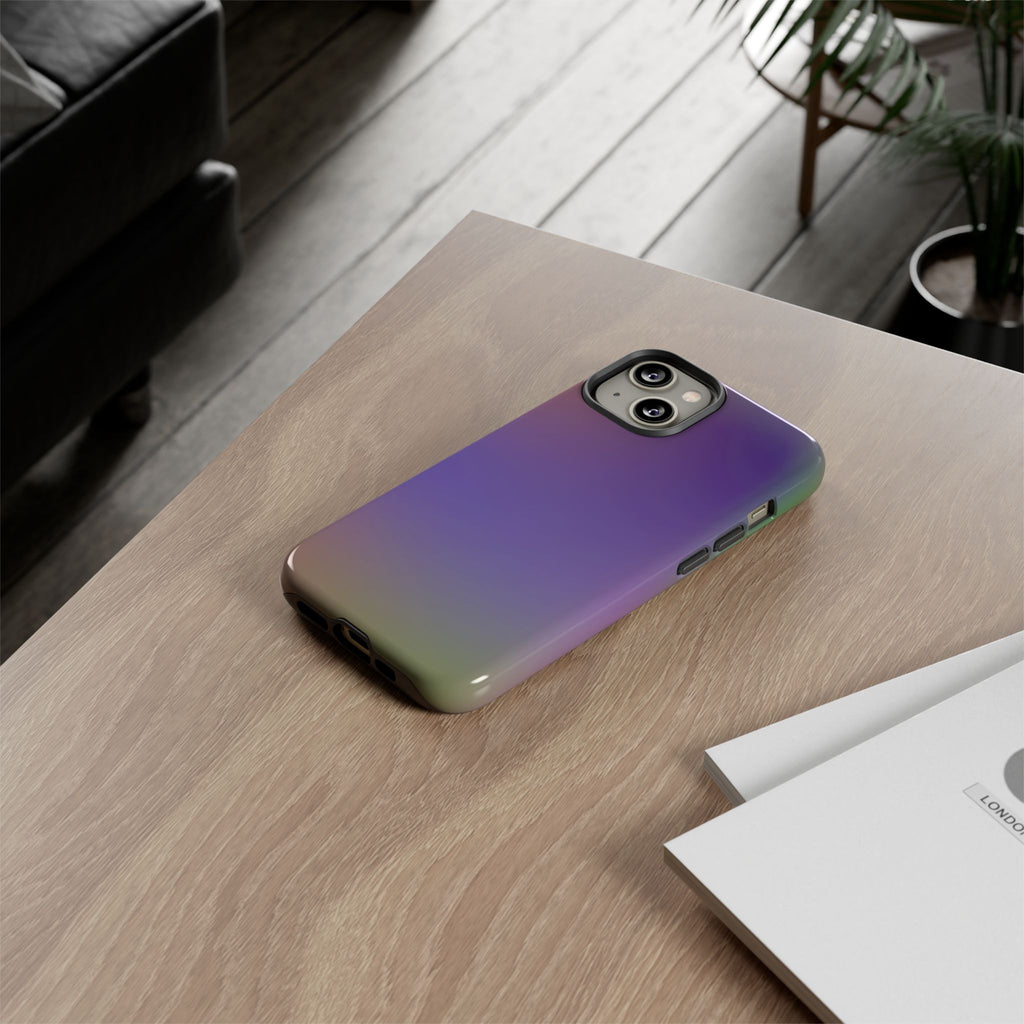 Colorful Phone Case, Tough Phone Cover, Gradient Design Case, Stylish Mobile Accessories, Unique Gift for Her