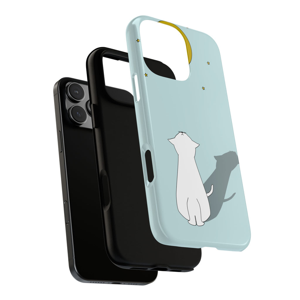 Cute Cat Phone Case, Tough Phone Cover, Pet Lover Gift, Unique Case, Animal Decor, Birthday Gift