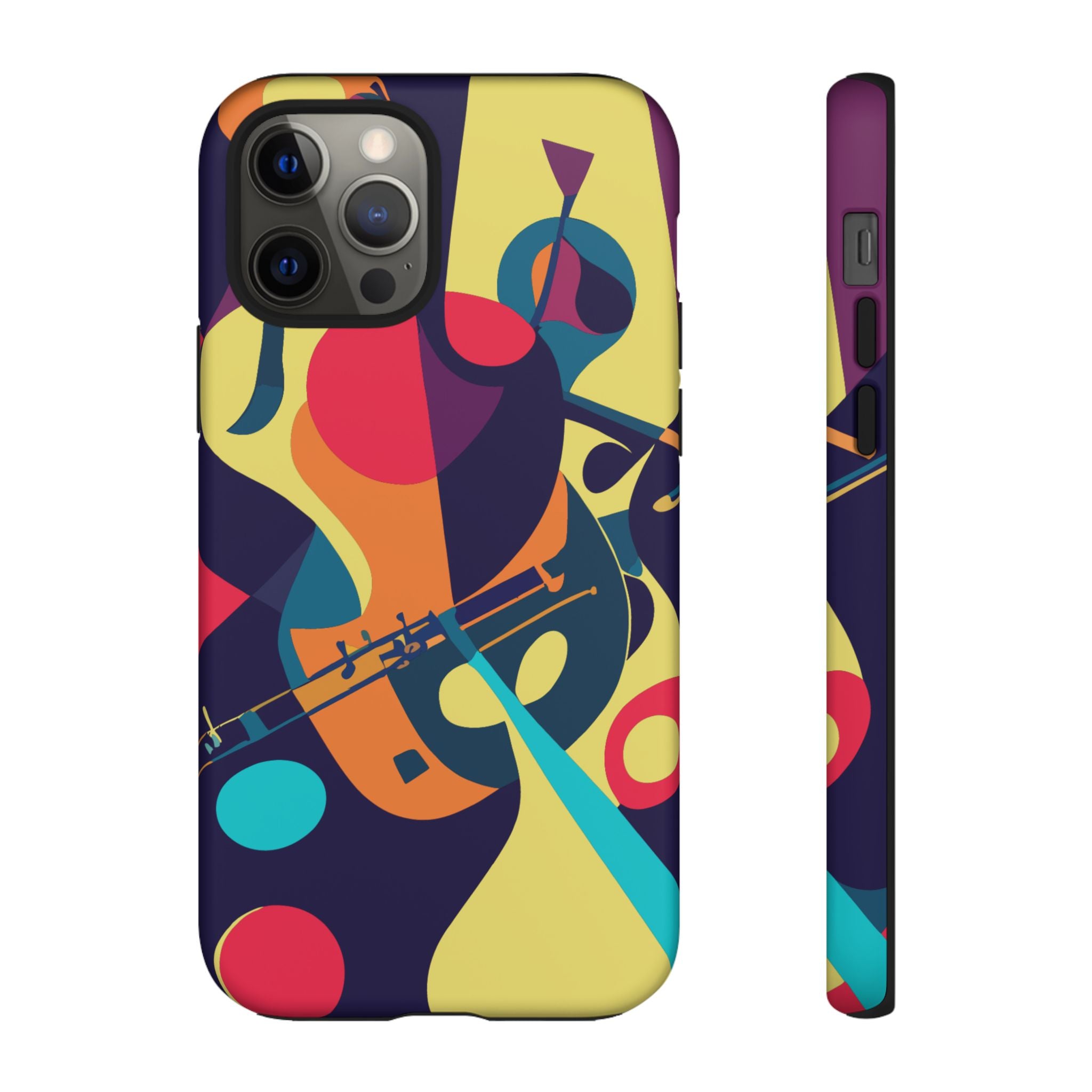 Vibrant Guitar Phone Case - Tough Cases for Music Lovers, Colorful Phone Cover, Gifts for Musicians, Artistic Mobile Accessories, [...]