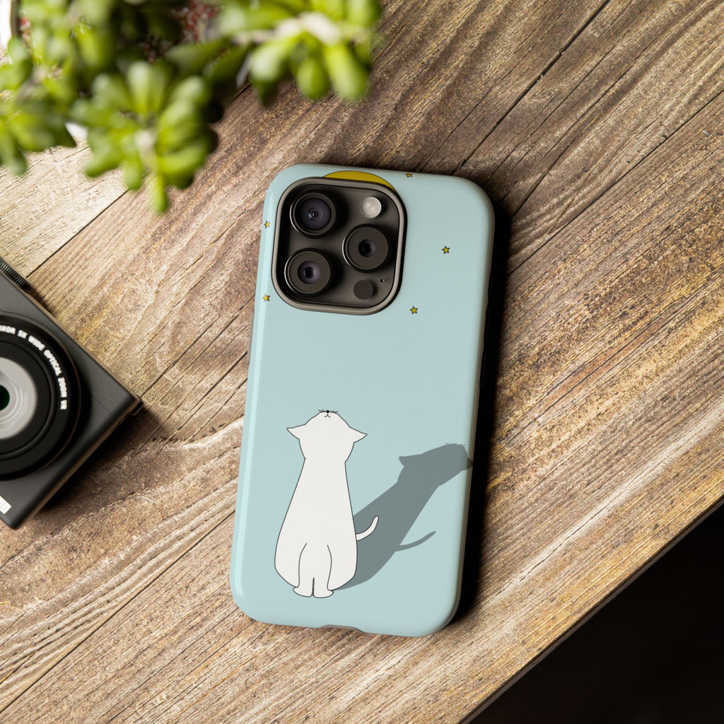 Cute Cat Phone Case, Tough Phone Cover, Pet Lover Gift, Unique Case, Animal Decor, Birthday Gift
