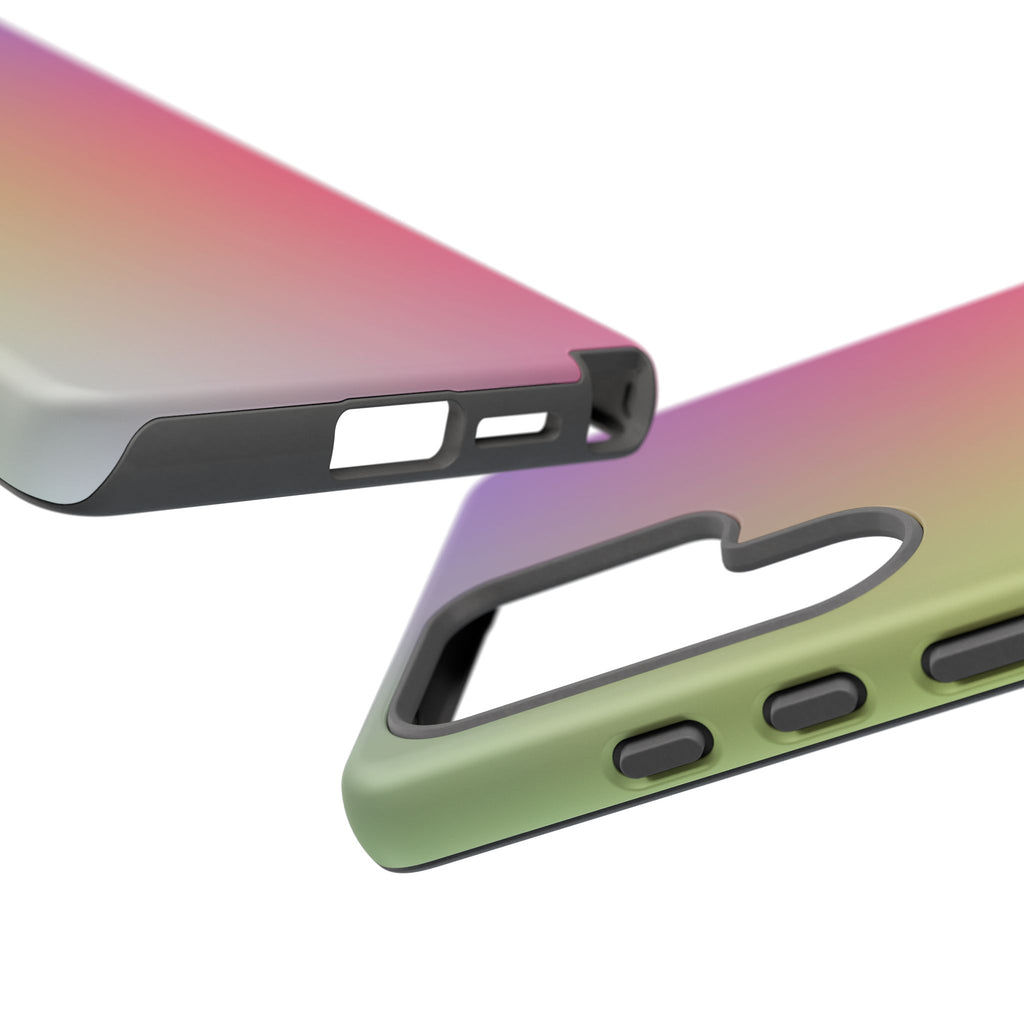 Gradient Phone Case, Tough Cases, Colorful Tech Accessory, Modern Phone Protection, Trendy Gift for Friends, Birthday, Holidays